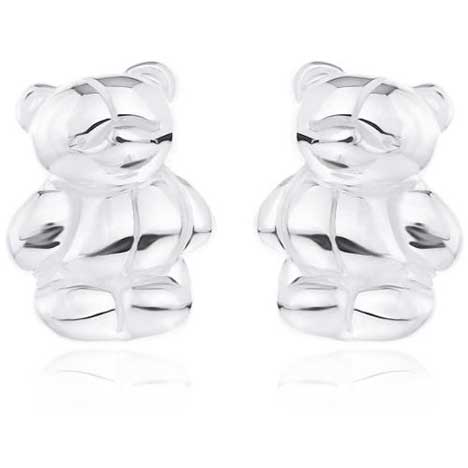 Sterling Silver Forever Friends Stud Earrings 