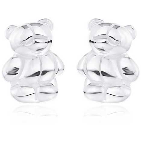 Sterling Silver Forever Friends Stud Earrings 