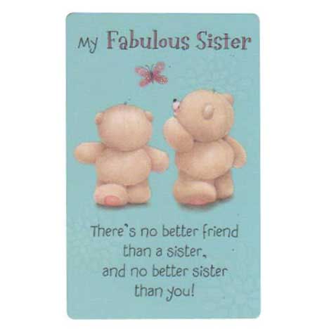 Sister Forever Friends Wallet Card 
